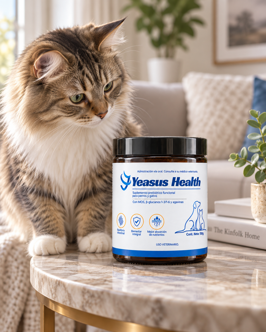 Yeasus Health - Prebiótico para Perros y Gatos