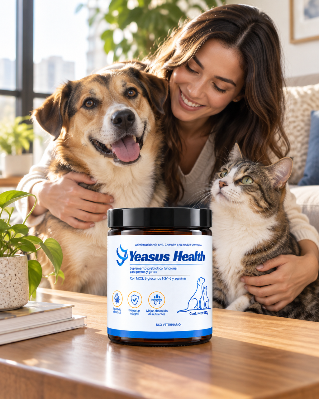 Yeasus Health - Prebiótico para Perros y Gatos